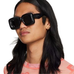 LOEWE Black Inflated Sunglasses